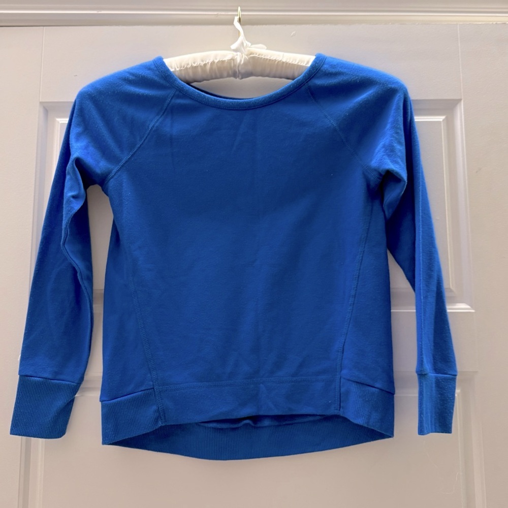 Girls Athletica Blue Sweatshirt, sz 7-8